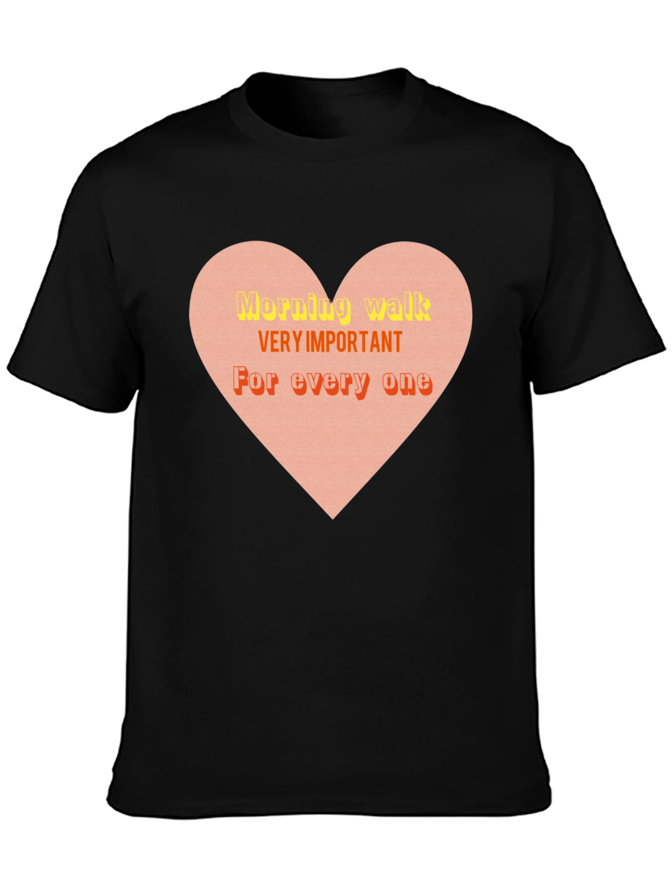 Motivational Heart Graphic T-Shirt