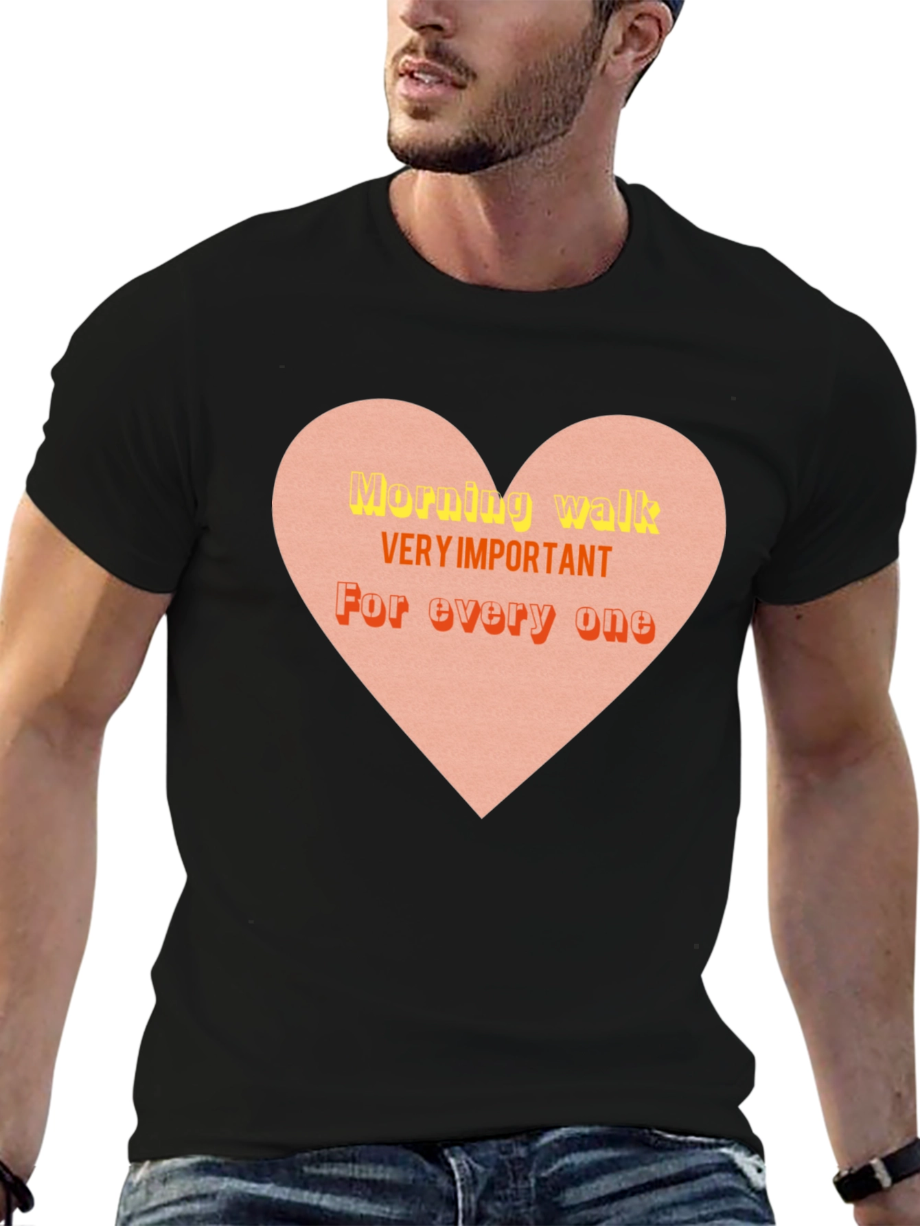 Motivational Heart Graphic T-Shirt