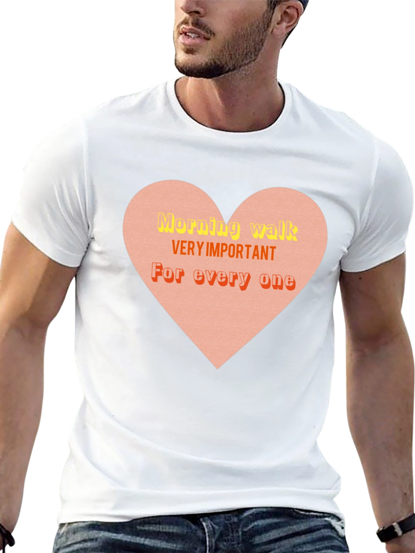 Motivational Heart Graphic T-Shirt