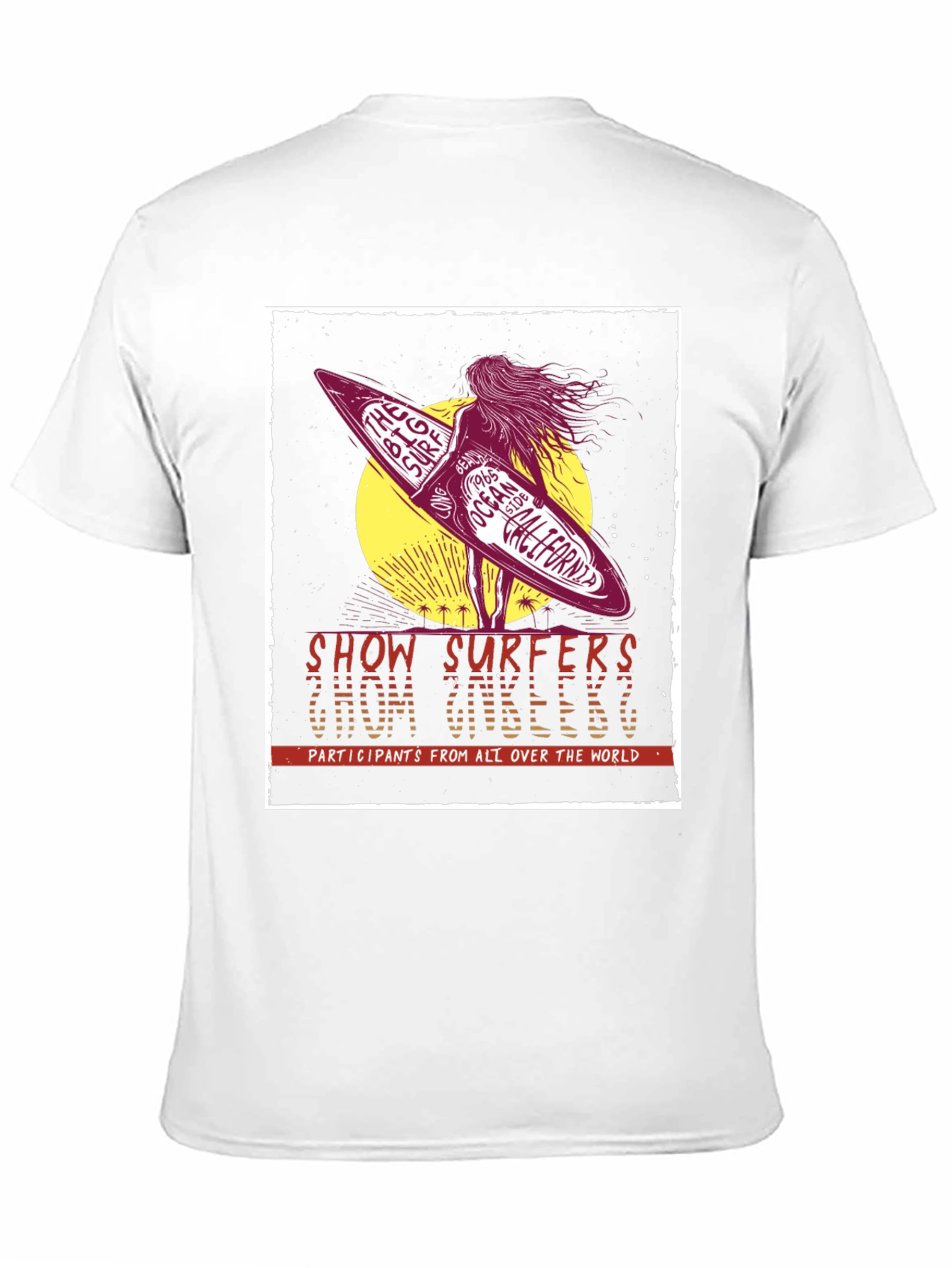Retro Surfer T-Shirt - Show Surfers Chom Zubeeng