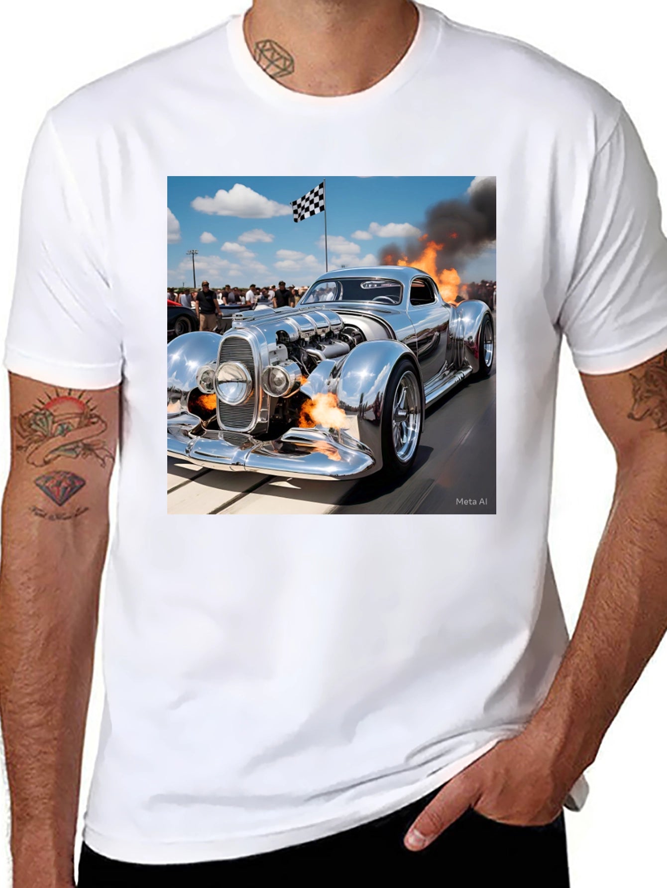 Chrome Hot Rod T-Shirt