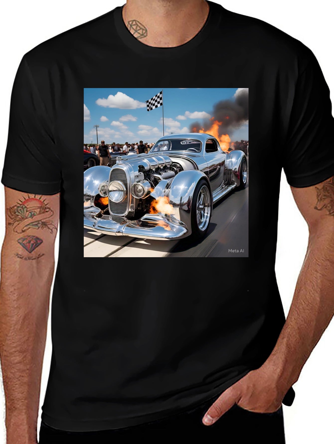 Chrome Hot Rod T-Shirt