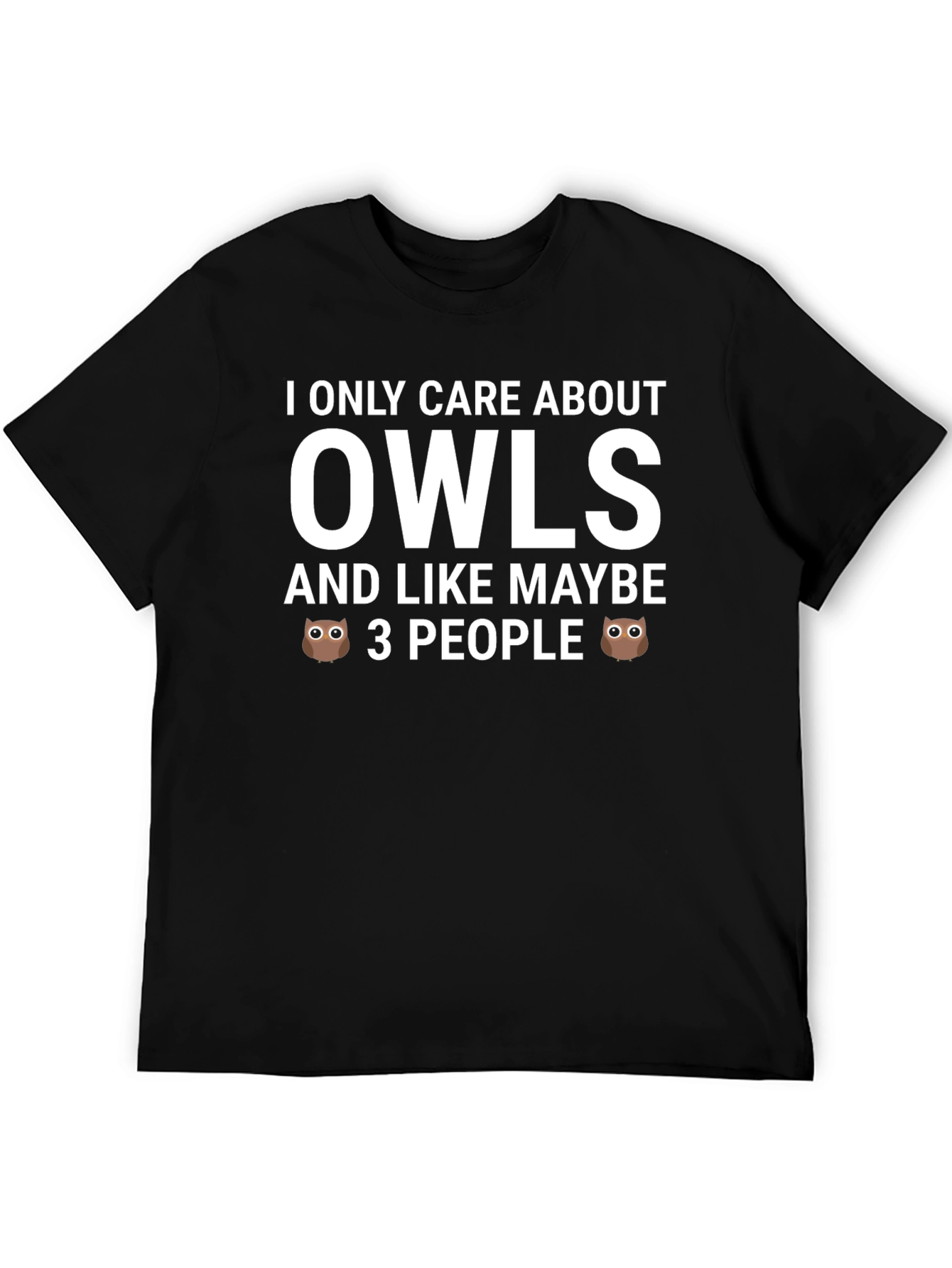 I Only Care About Owls Graphic Tee