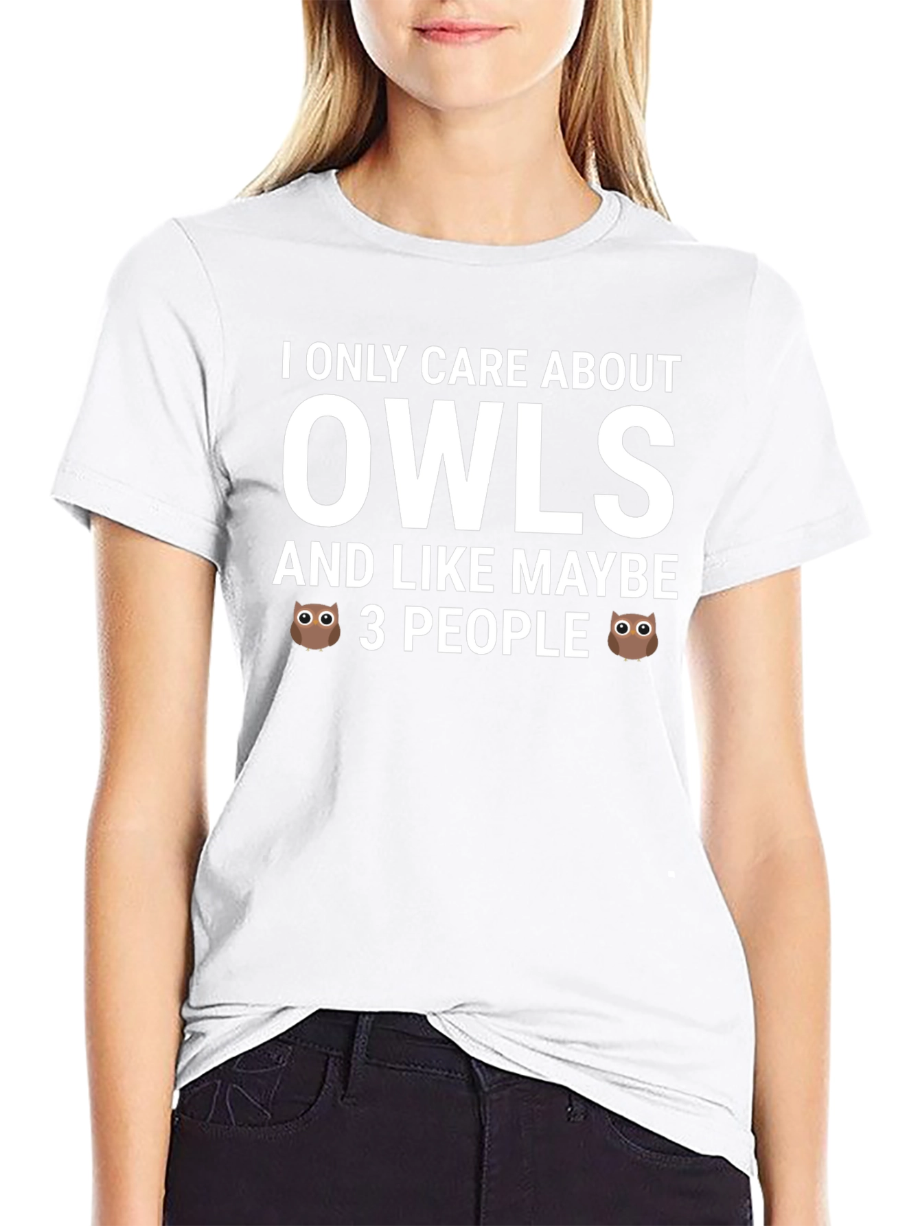 I Only Care About Owls Graphic Tee