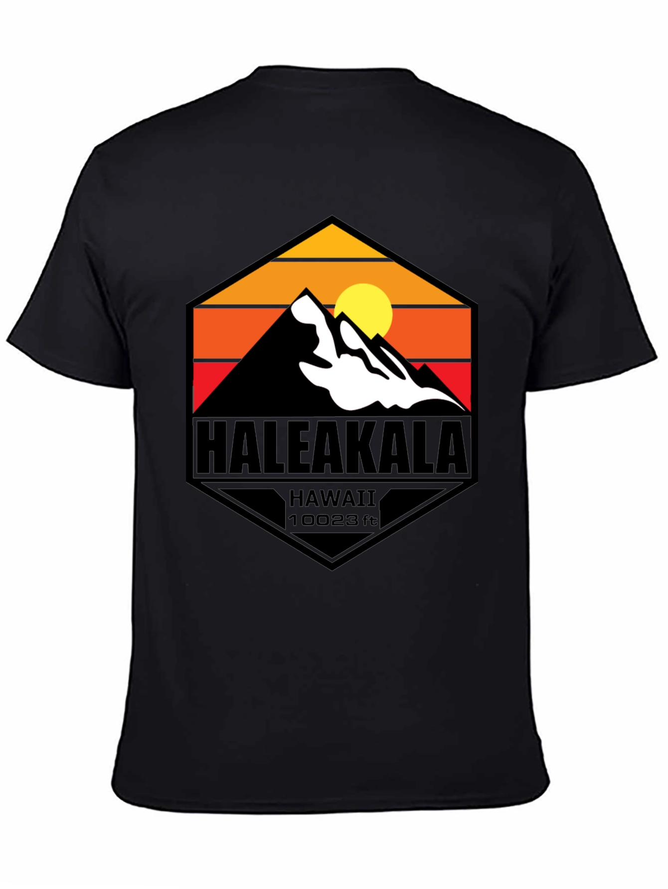 Haleakala Hawaii Graphic T-Shirt - Mountain Design