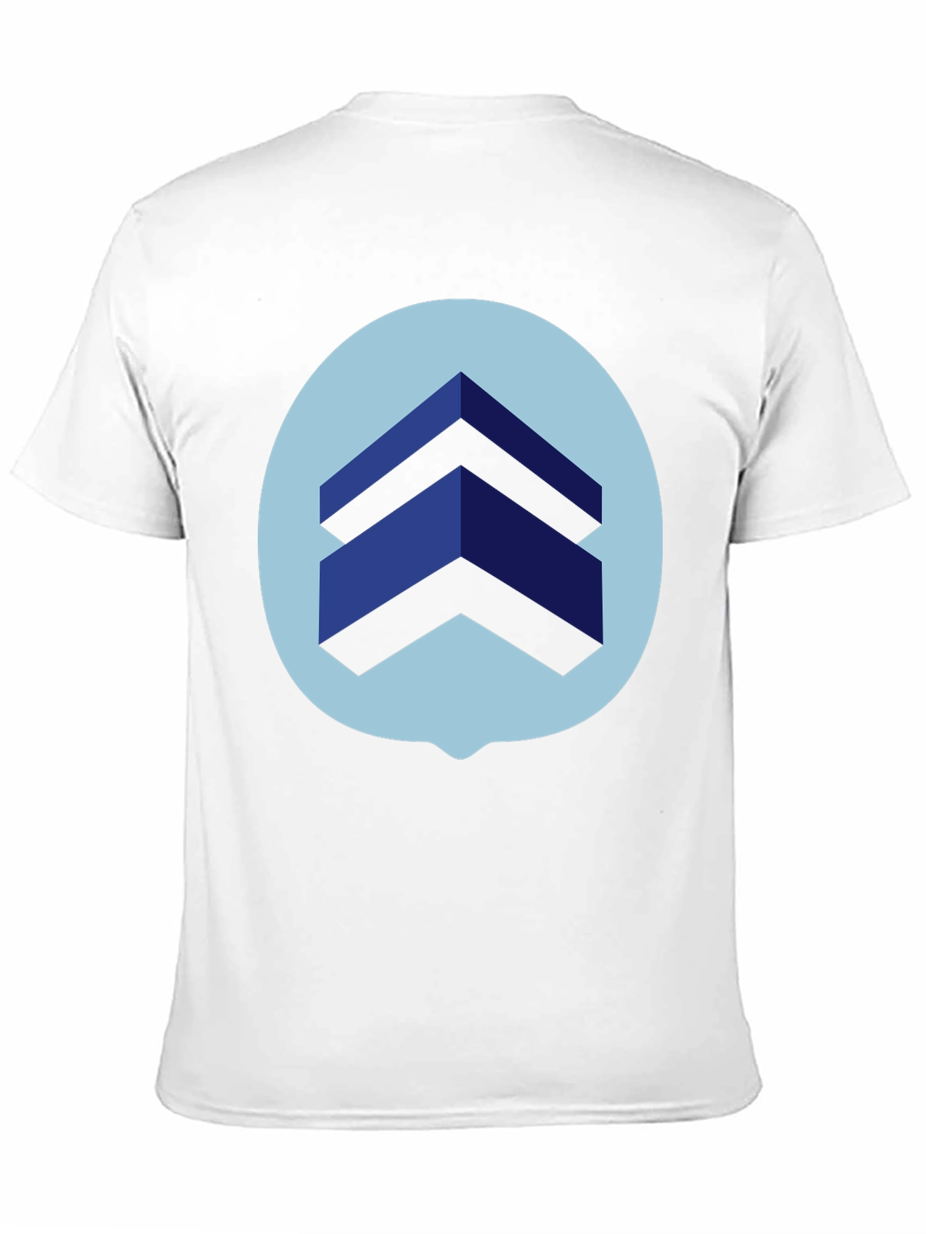Geometric Graphic Print Tee - Modern Design