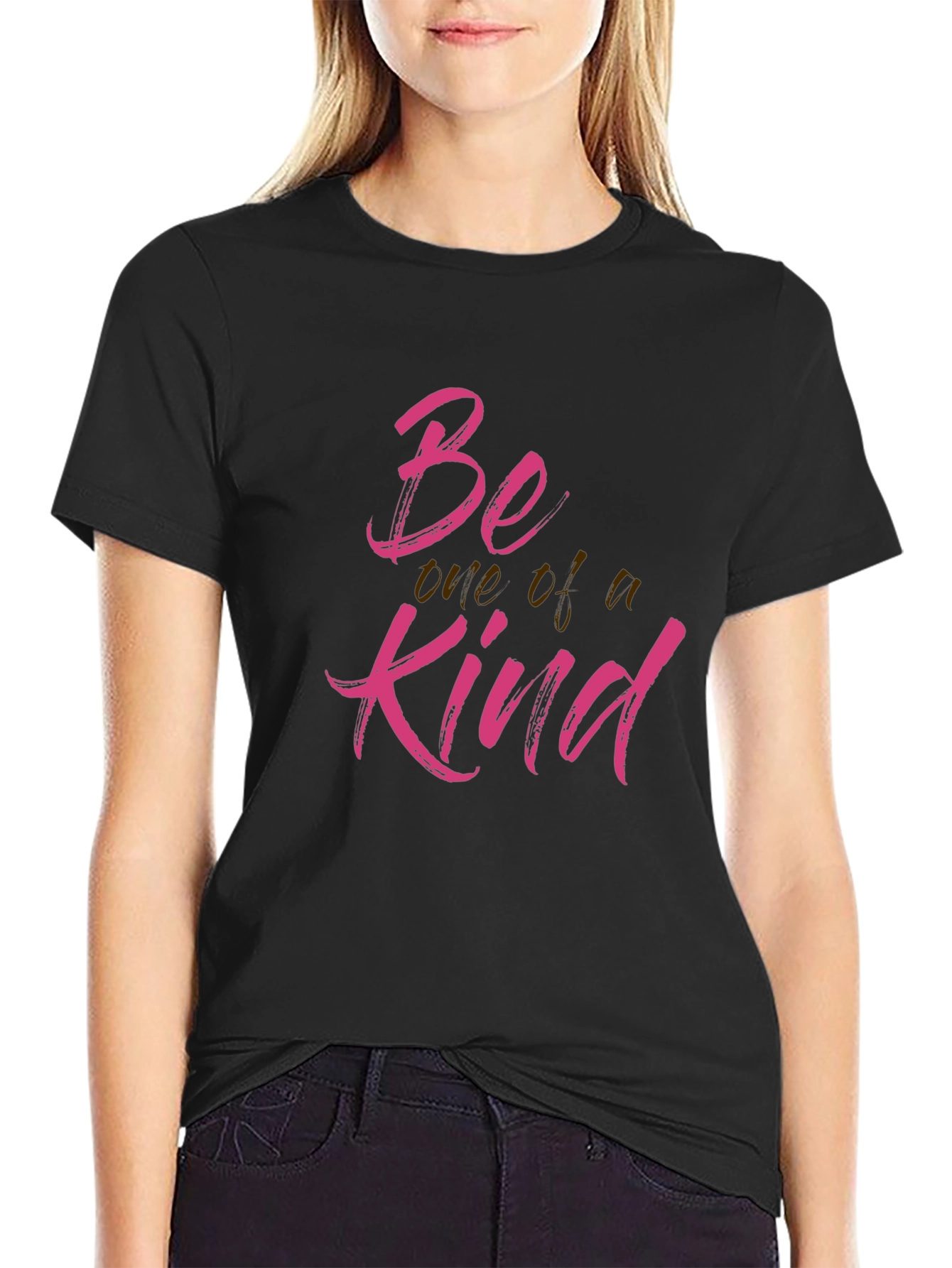 Be One of a Kind Black Graphic Tee