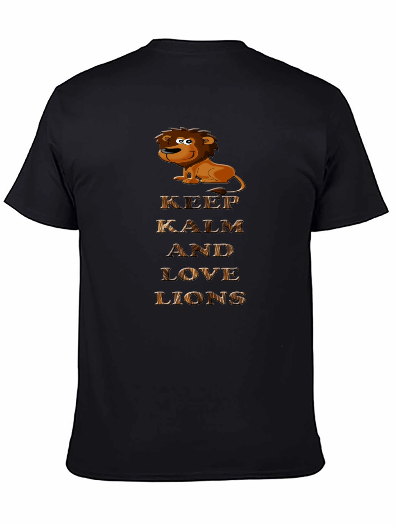 Keep Calm and Love Lions Graphic T-Shirt