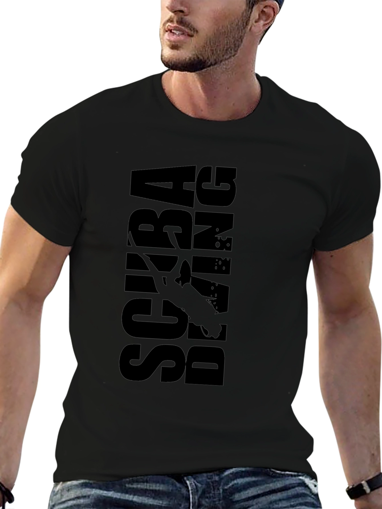 Scuba Diving Black T-Shirt
