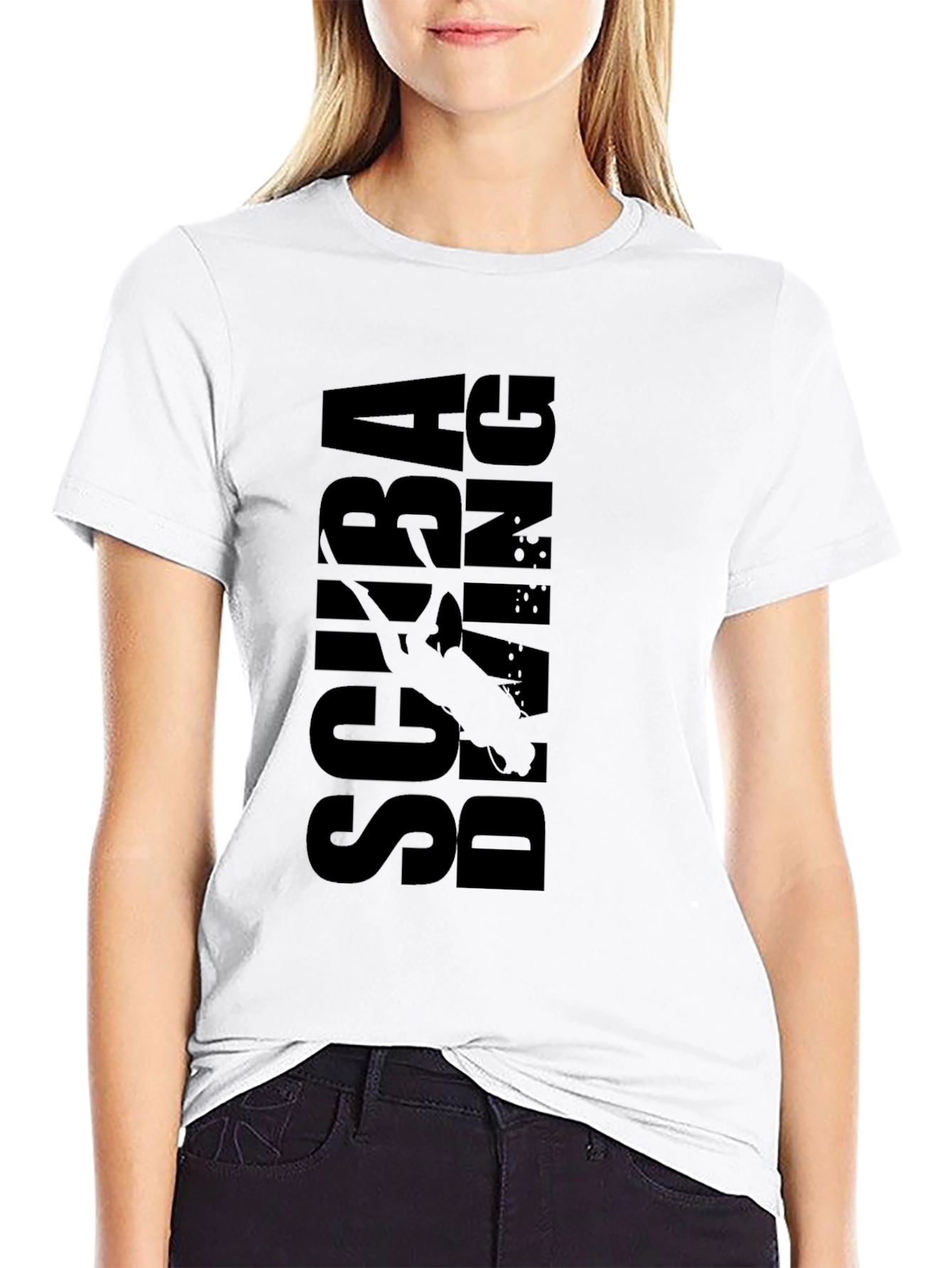 Scuba Diving Black T-Shirt