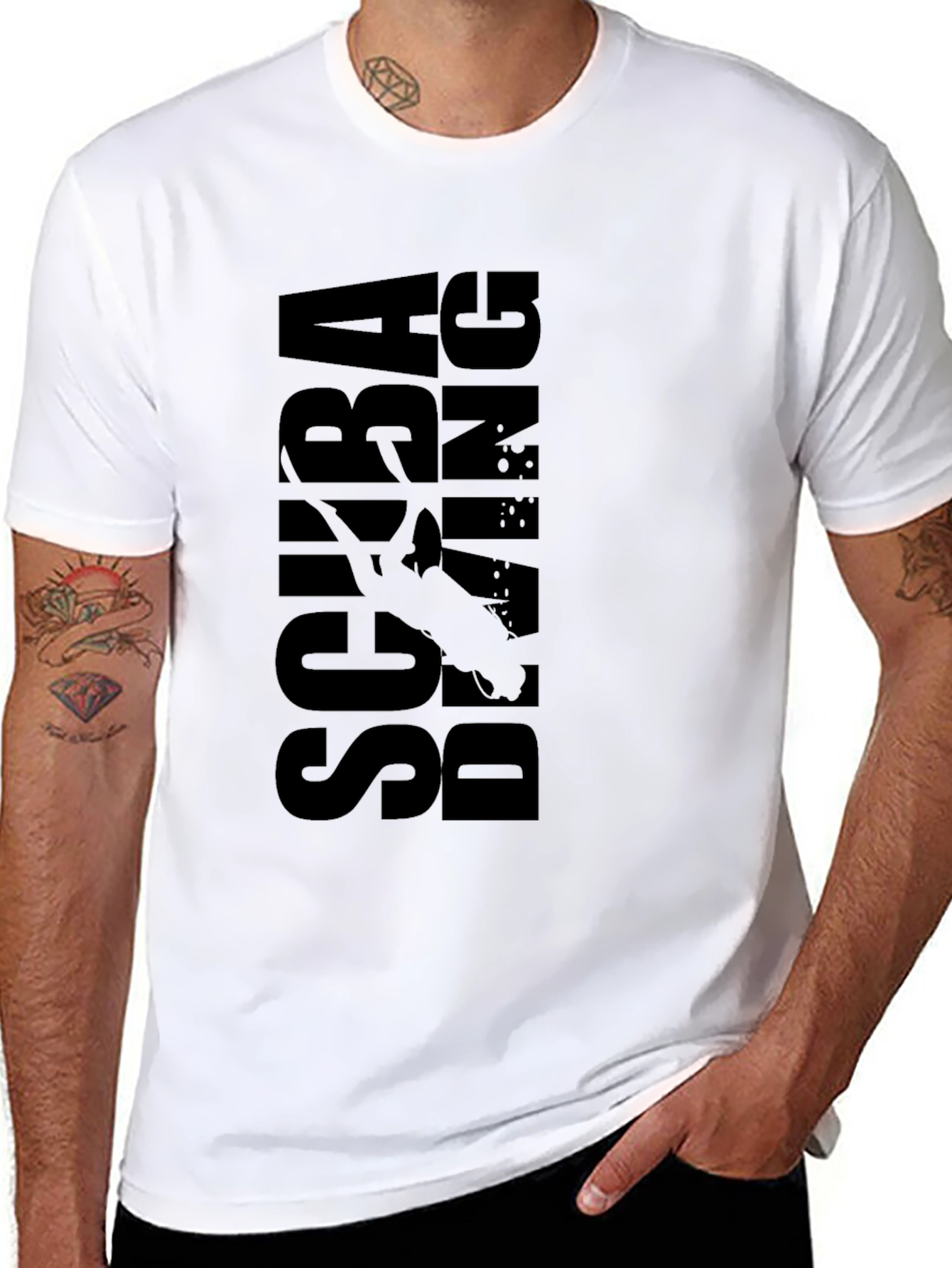 Scuba Diving Black T-Shirt