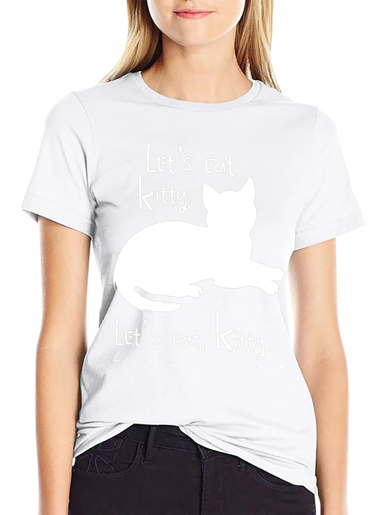 Lets Eat Kitty T-Shirt - Funny Cat Lover Tee