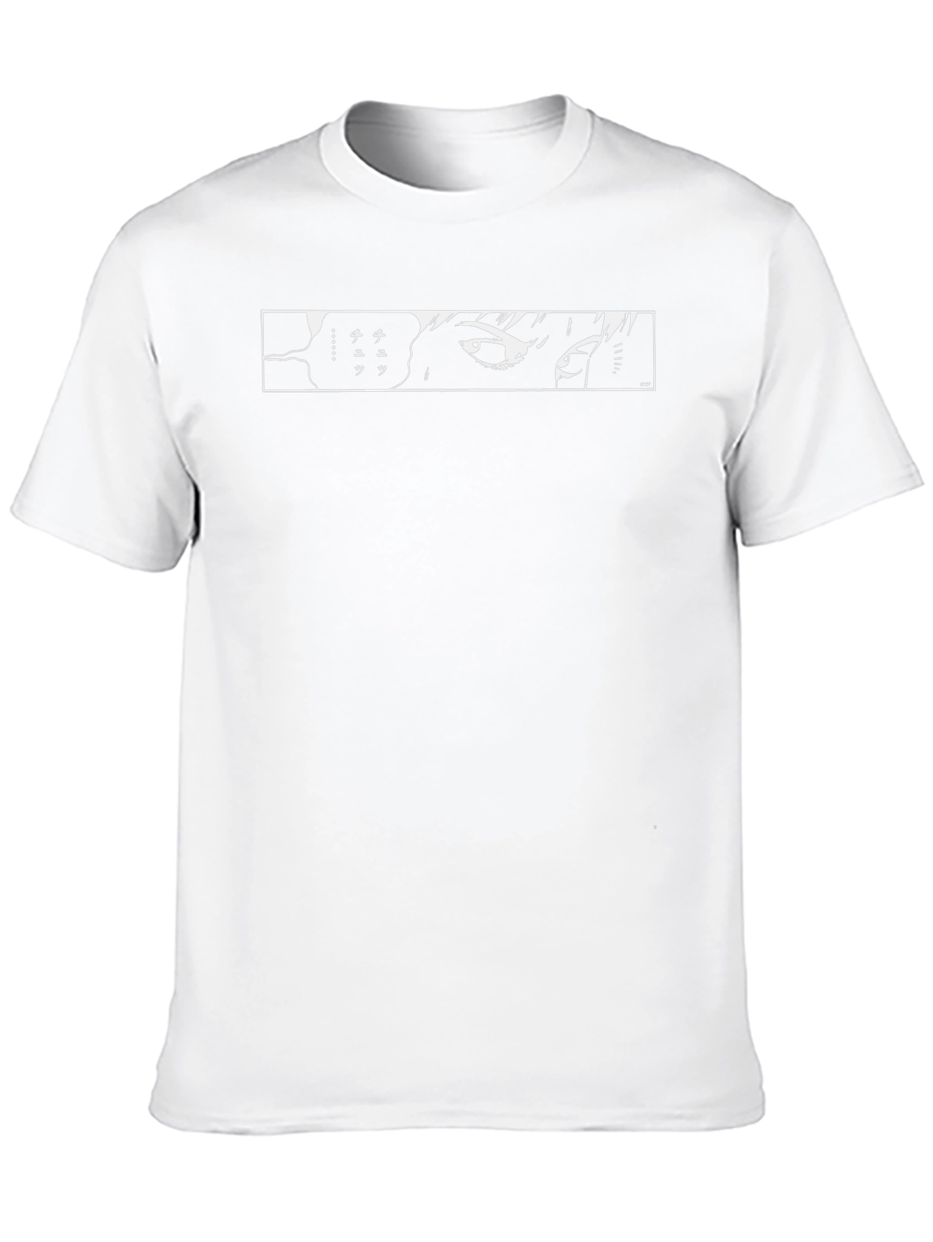 Anime Eyes Manga T-Shirt - Black