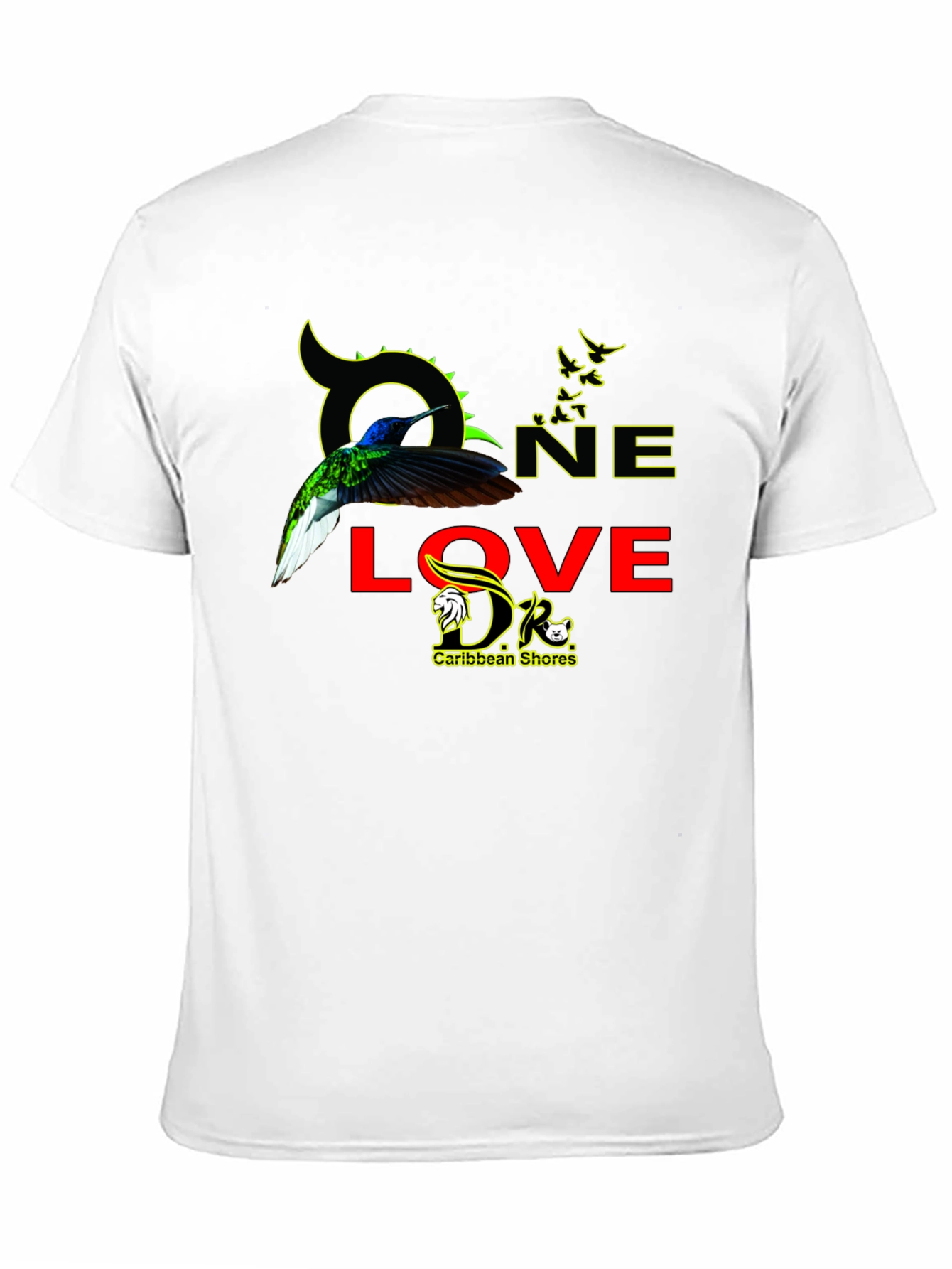 One Love Caribbean Shores Graphic T-Shirt