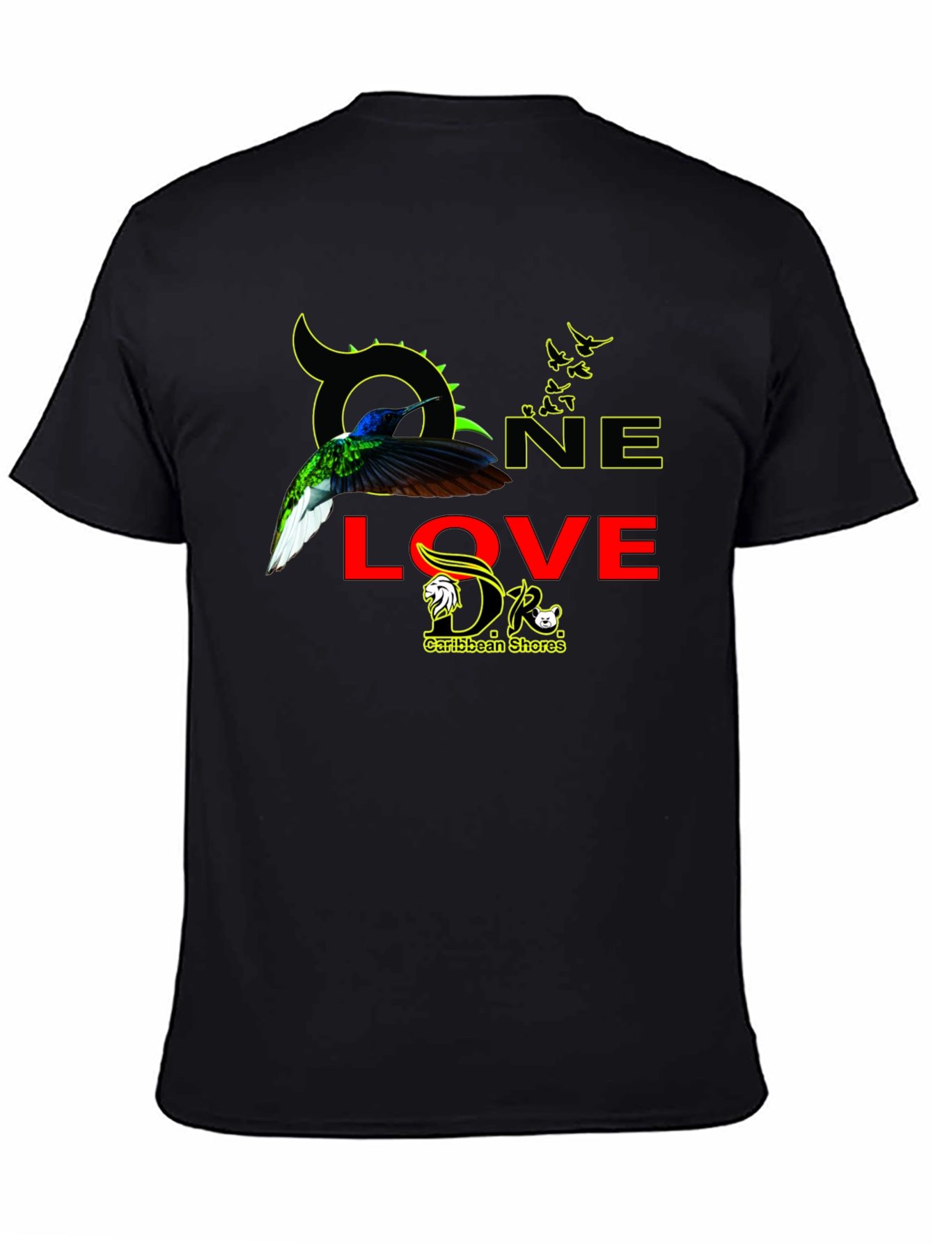 One Love Caribbean Shores Graphic T-Shirt