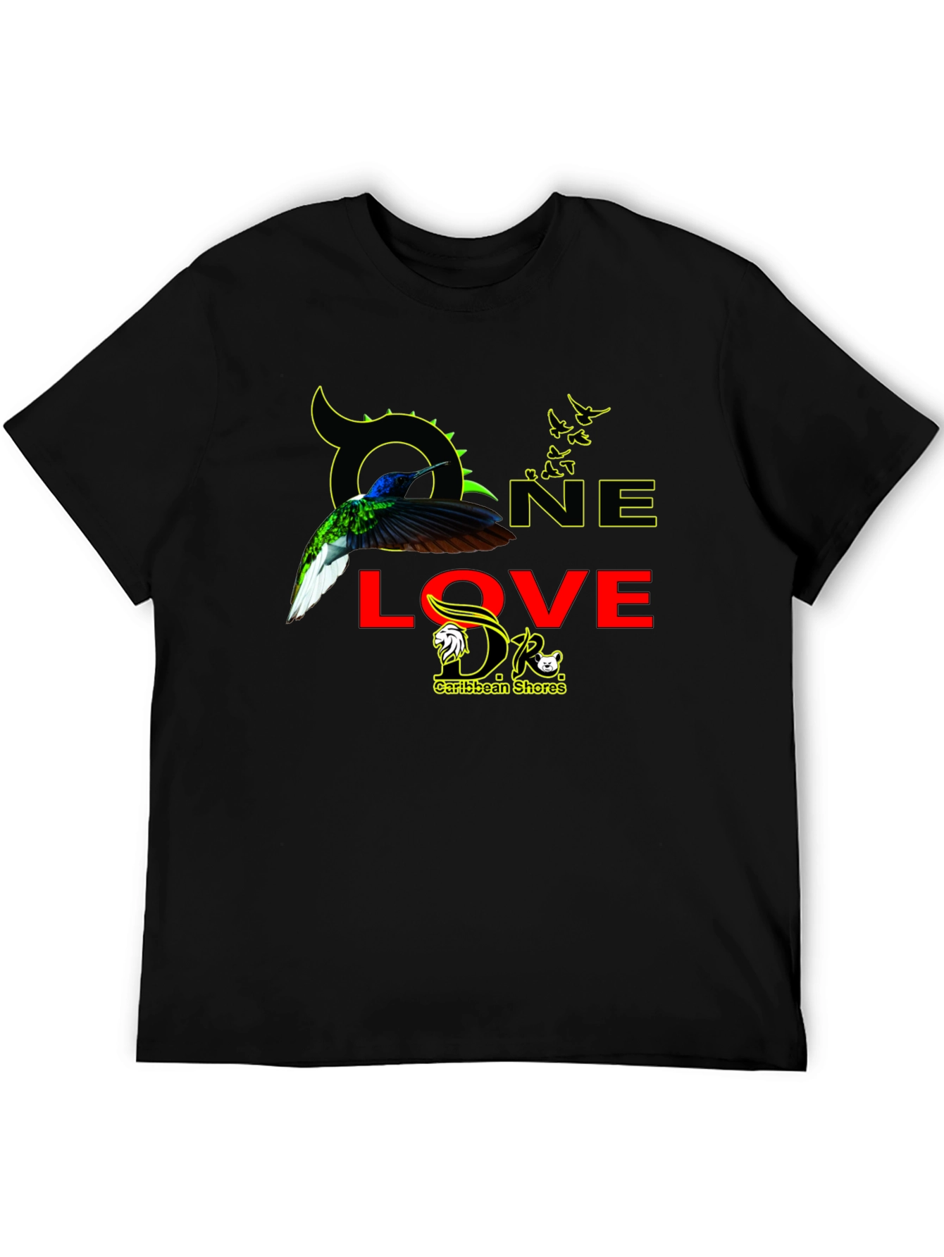 One Love Caribbean Shores Graphic T-Shirt