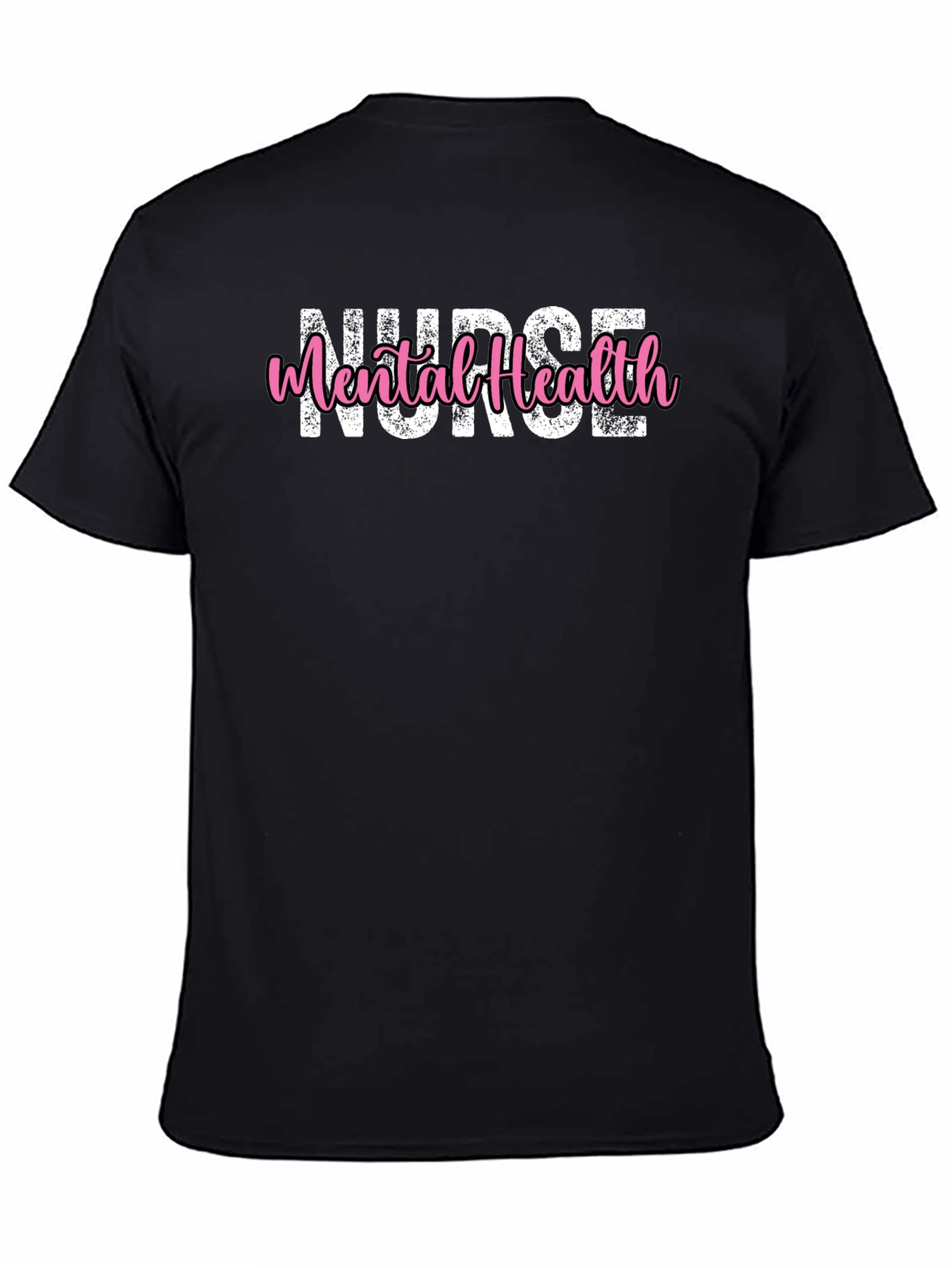 Mental Health Nurse T-Shirt - Unisex Black Tee
