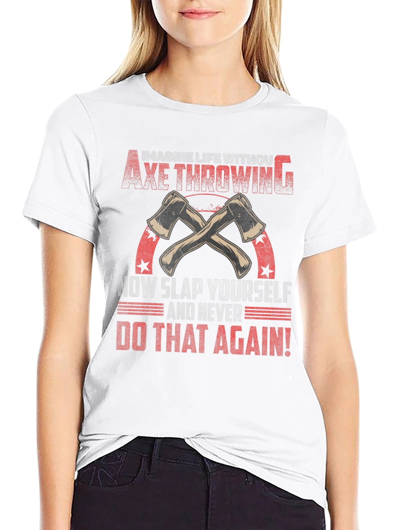 Axe Throwing Graphic Tee - Imagine Life Without It!