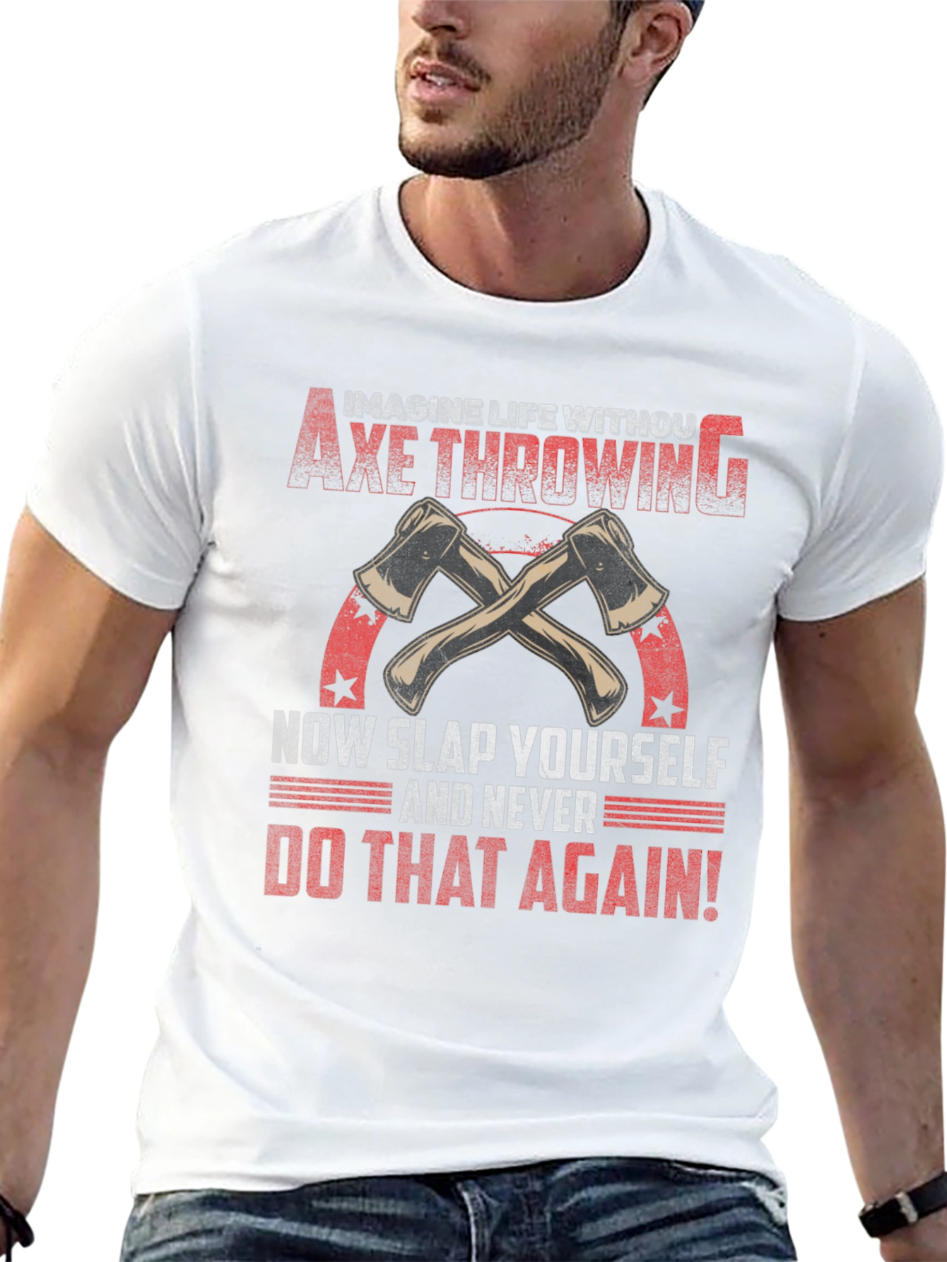 Axe Throwing Graphic Tee - Imagine Life Without It!
