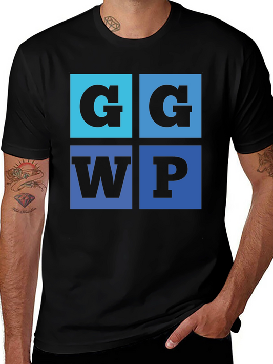 G G WP Graphic Tee - Cool Typography Design