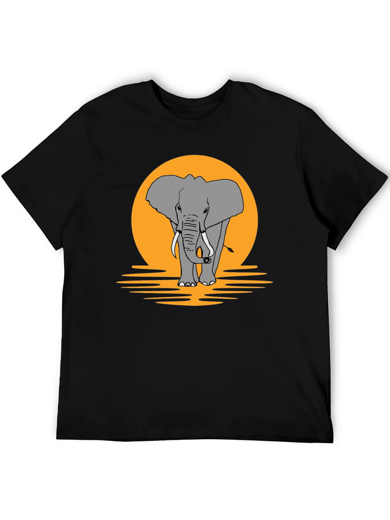 Elephant Graphic T-Shirt - Nature Inspired Design