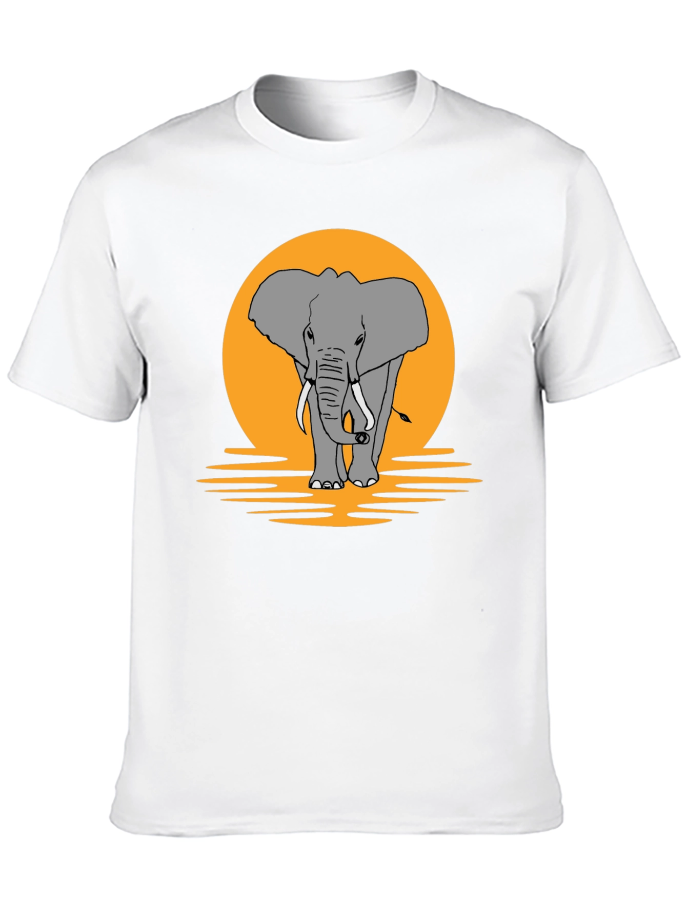 Elephant Graphic T-Shirt - Nature Inspired Design
