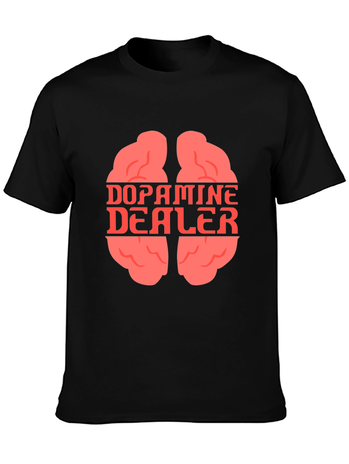 Dopamine Dealer Brain Graphic T-Shirt