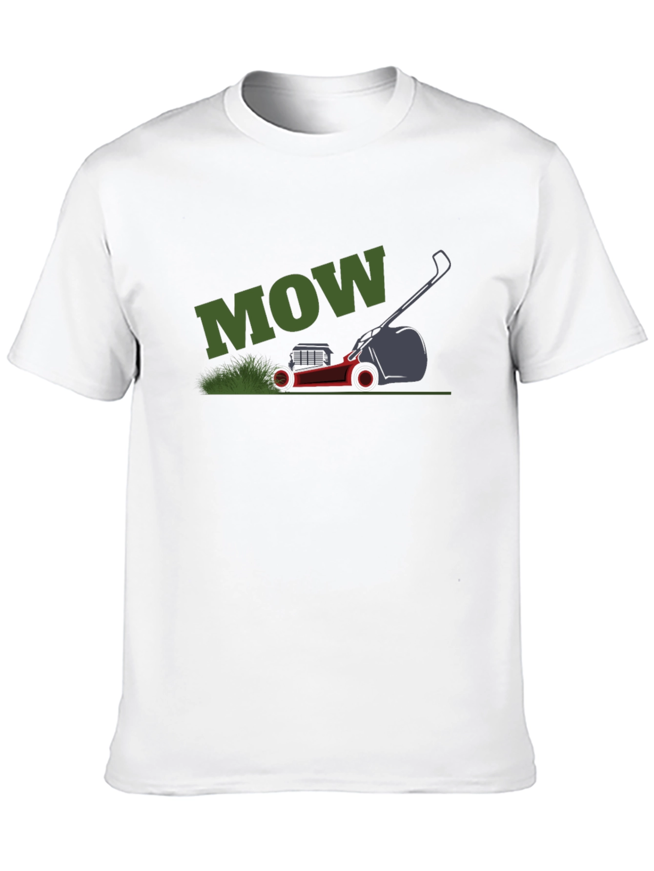 Mow Lawn Mower T-Shirt Funny Dad Humor Tee