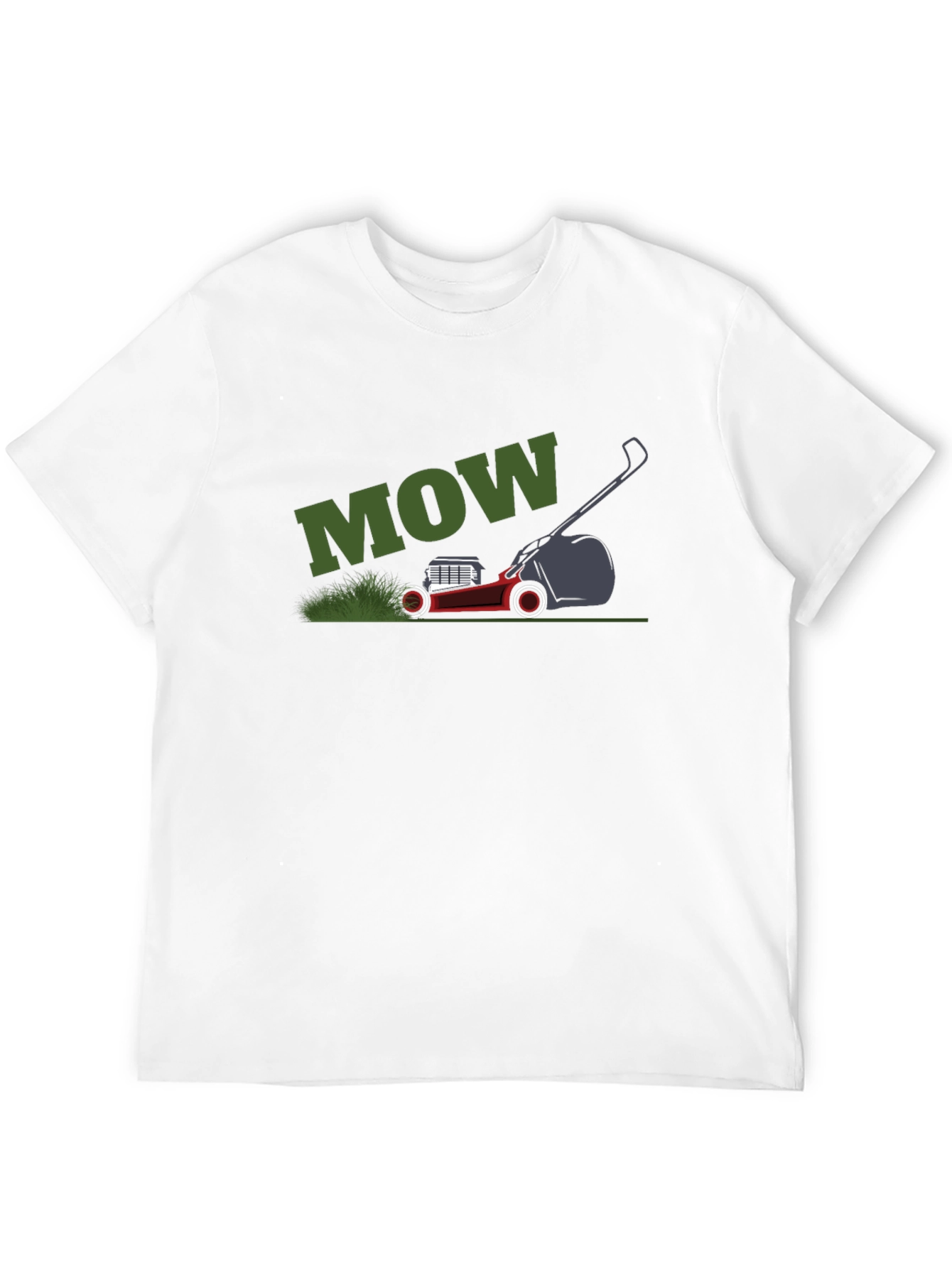 Mow Lawn Mower T-Shirt Funny Dad Humor Tee