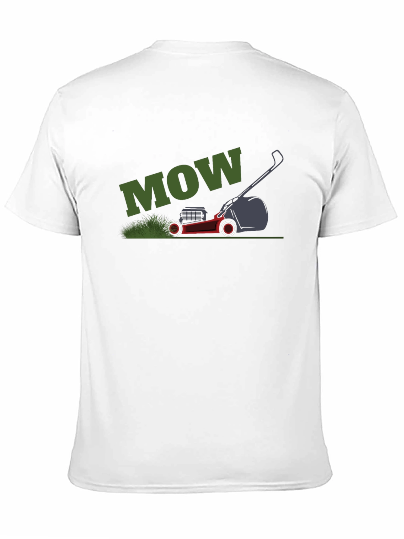 Mow Lawn Mower T-Shirt Funny Dad Humor Tee