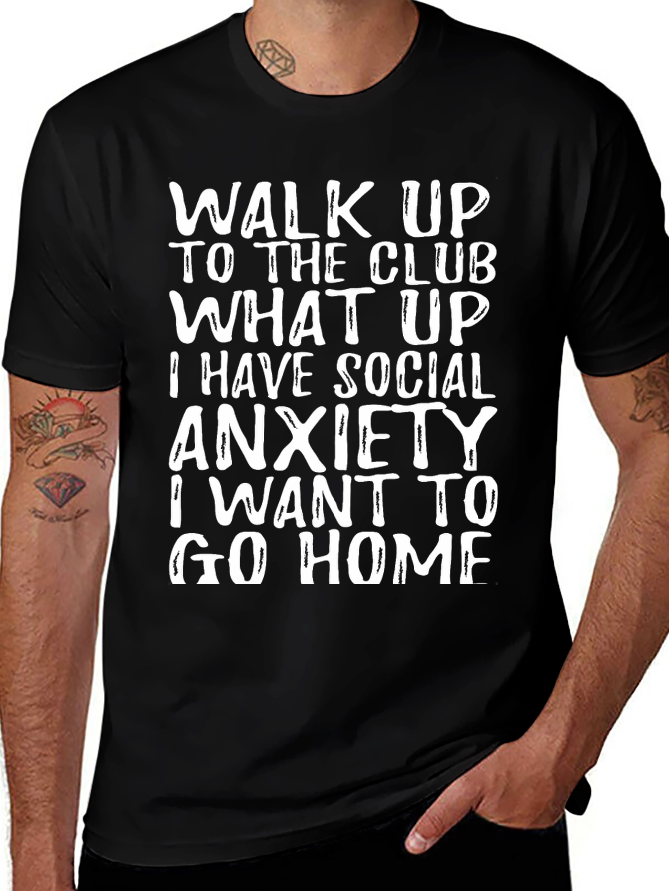 Social Anxiety T-Shirt - Funny Slogan Tee