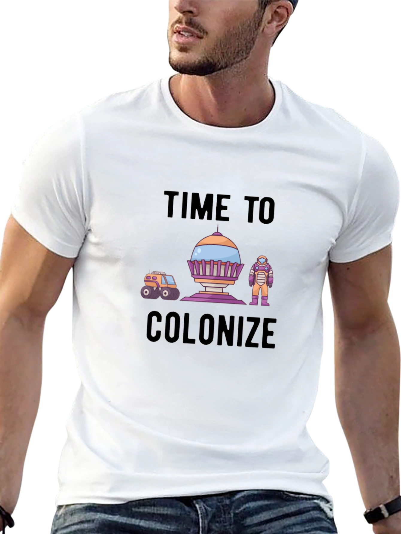 Time to Colonize Graphic T-Shirt