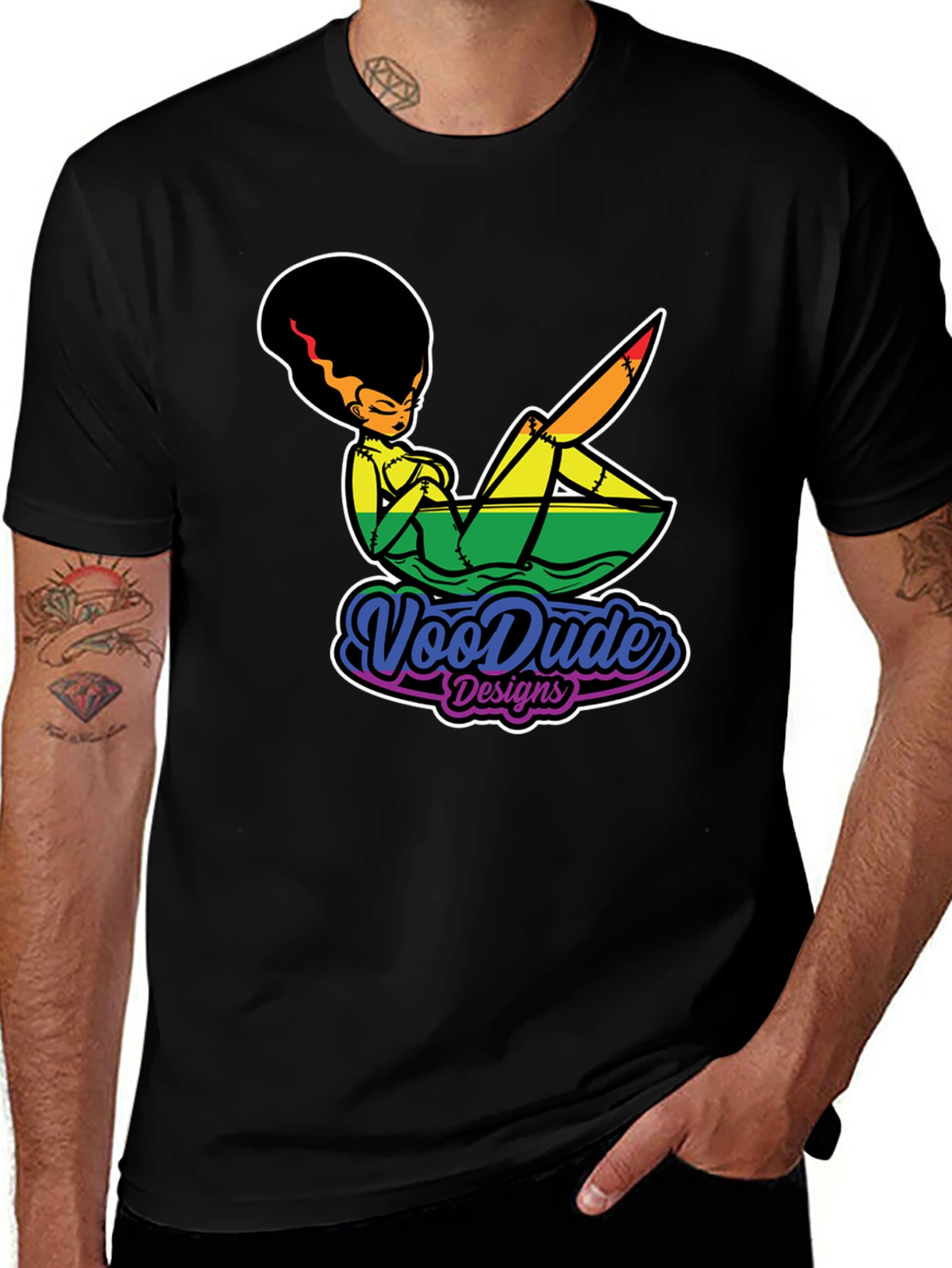 VooDude Designs Pride Bride T-Shirt