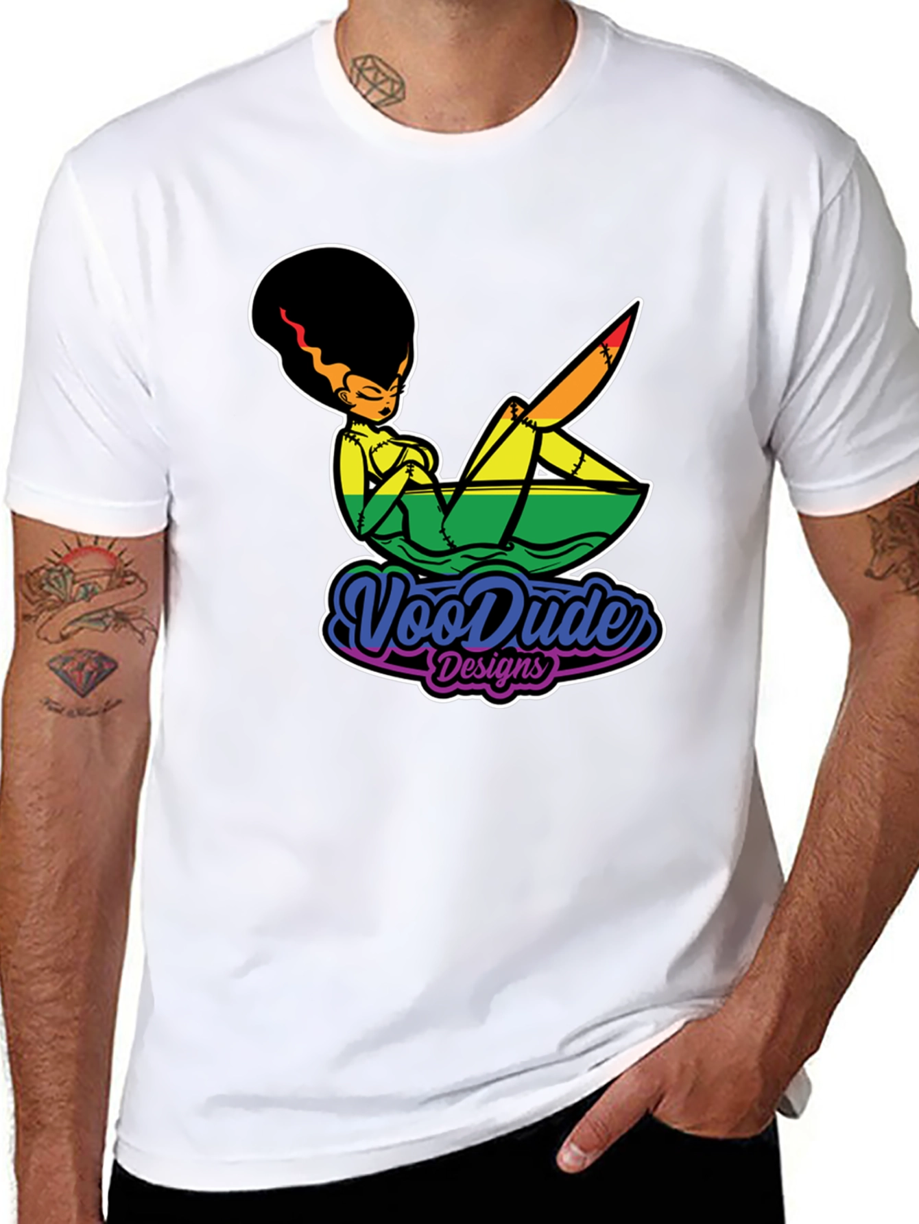 VooDude Designs Pride Bride T-Shirt