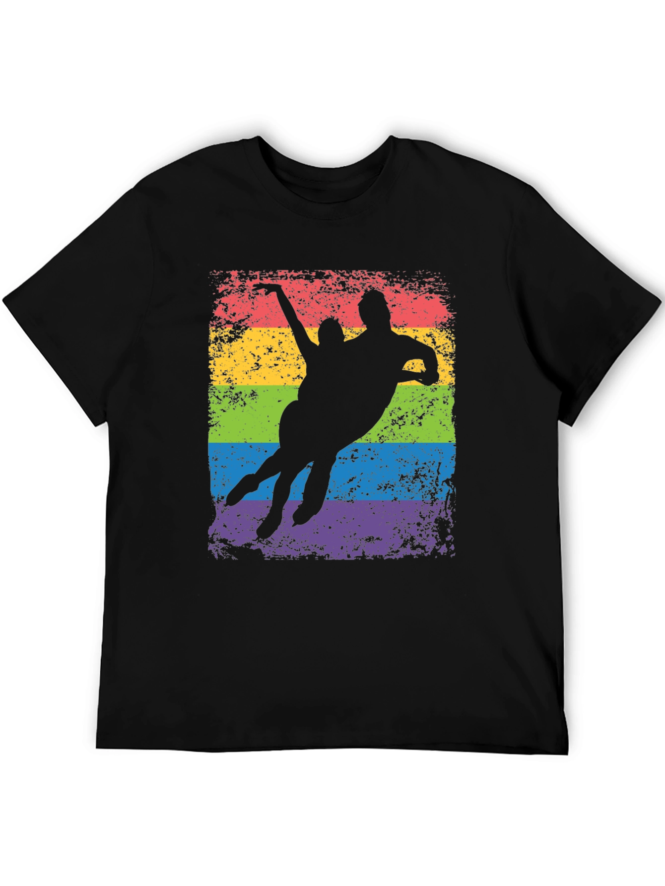 LGBT Pride Silhouette Graphic T-Shirt