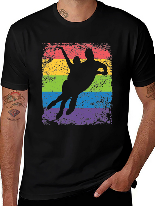 LGBT Pride Silhouette Graphic T-Shirt