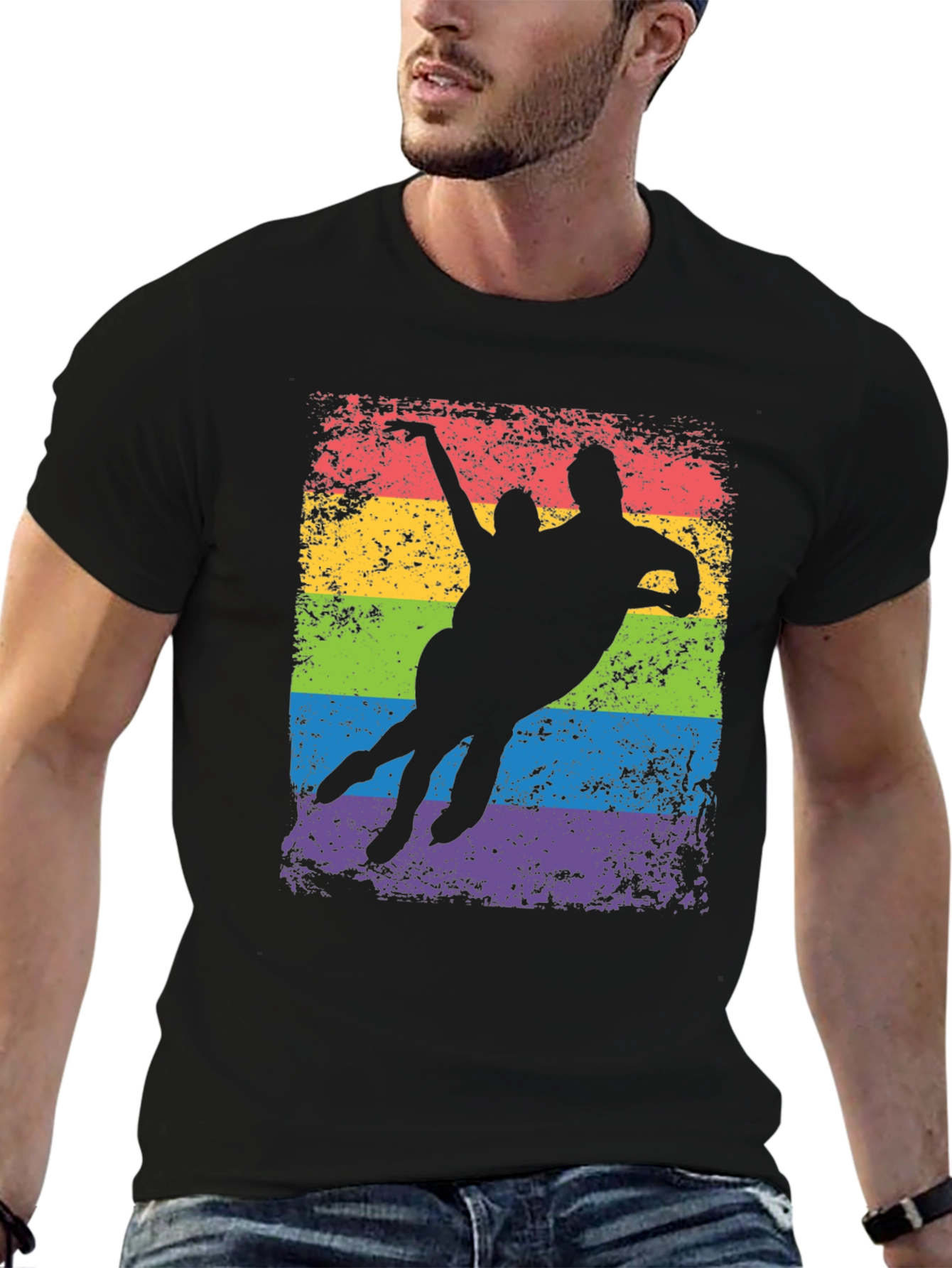 LGBT Pride Silhouette Graphic T-Shirt