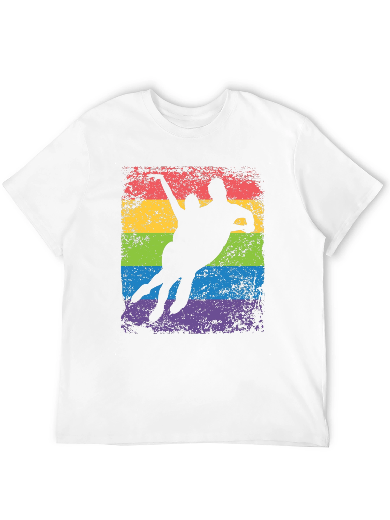 LGBT Pride Silhouette Graphic T-Shirt