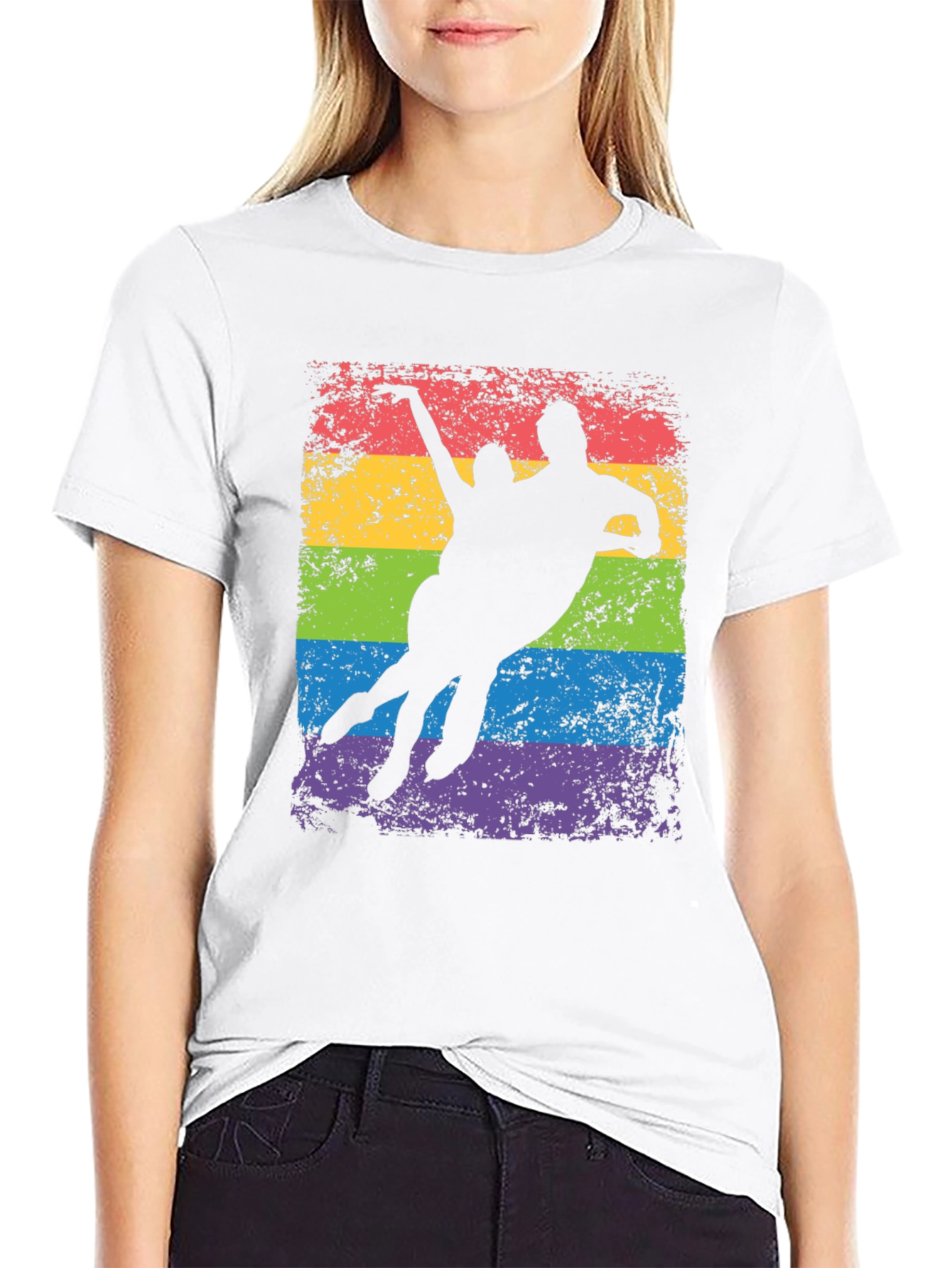 LGBT Pride Silhouette Graphic T-Shirt