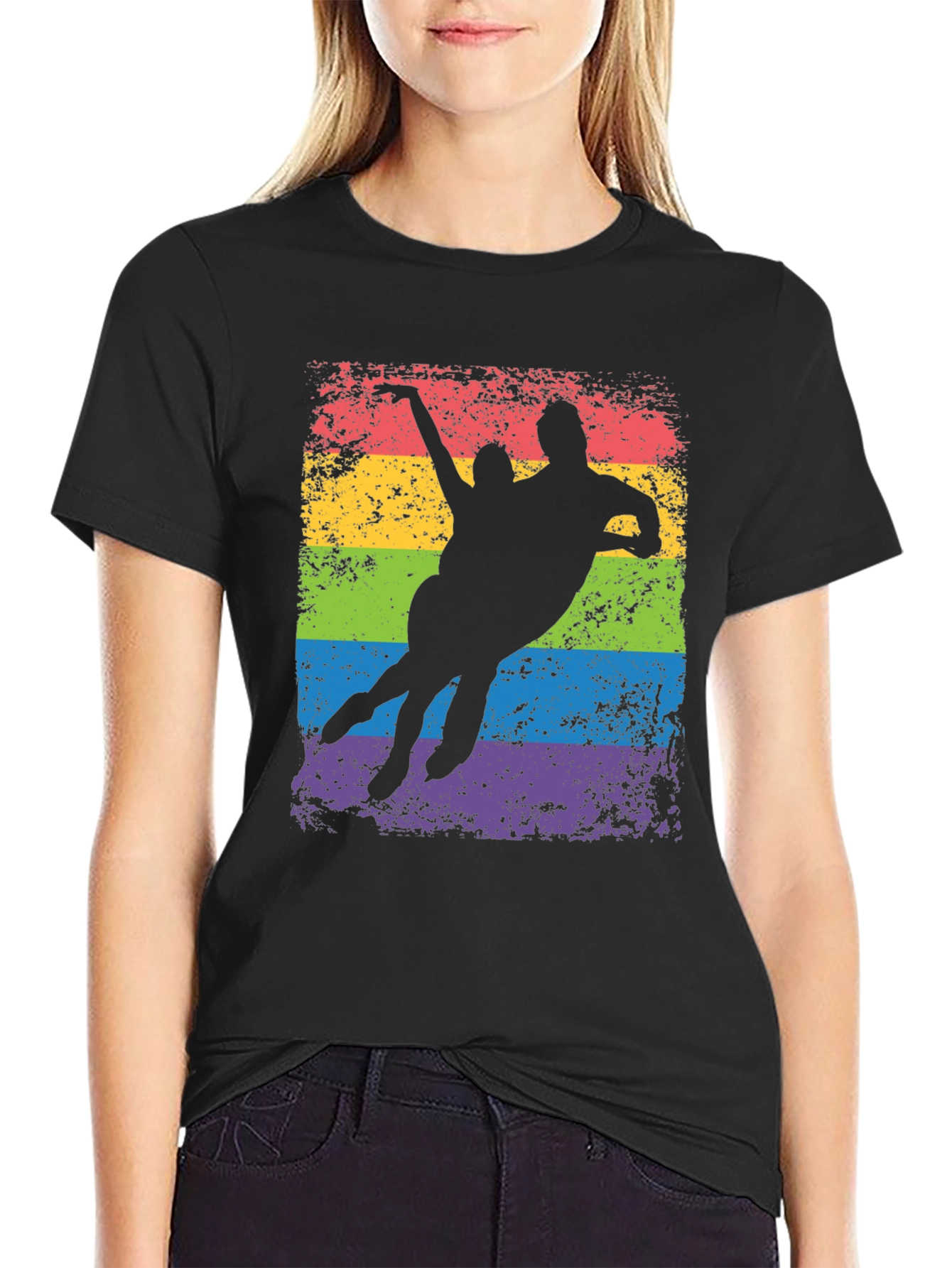 LGBT Pride Silhouette Graphic T-Shirt