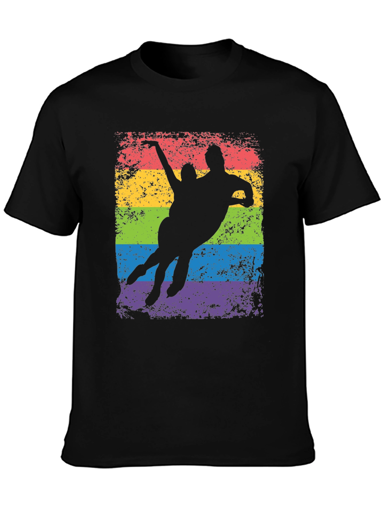 LGBT Pride Silhouette Graphic T-Shirt