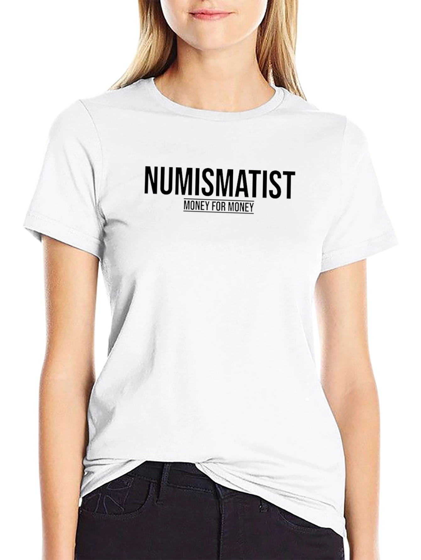 Numismatist Money for Money Black T-Shirt