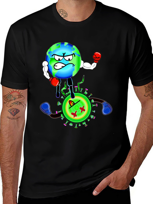 Earth vs. Virus Graphic T-Shirt