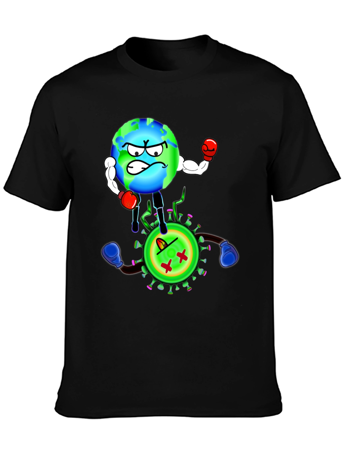 Earth vs. Virus Graphic T-Shirt