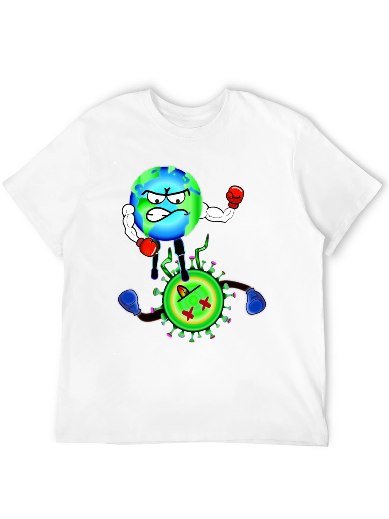 Earth vs. Virus Graphic T-Shirt