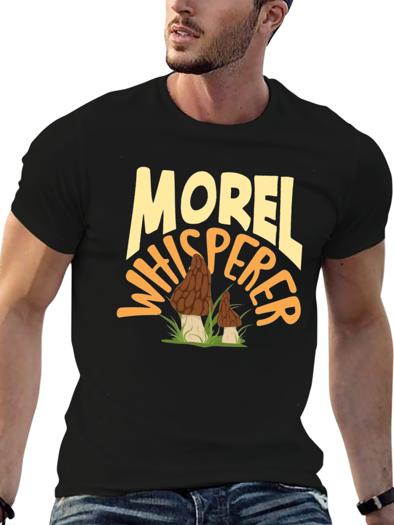 Morel Whisperer Graphic T-Shirt