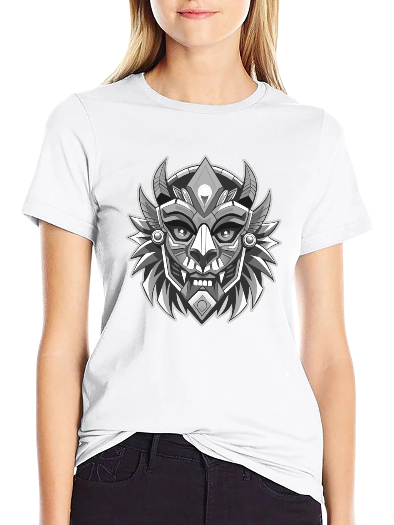 Cyberpunk Samurai Graphic Tee - Unique Black T-Shirt