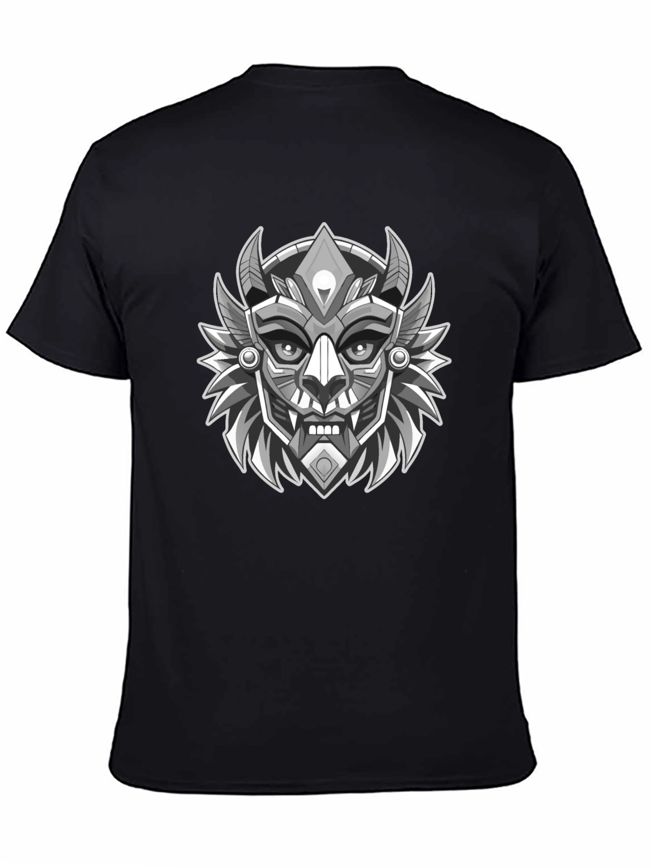 Cyberpunk Samurai Graphic Tee - Unique Black T-Shirt