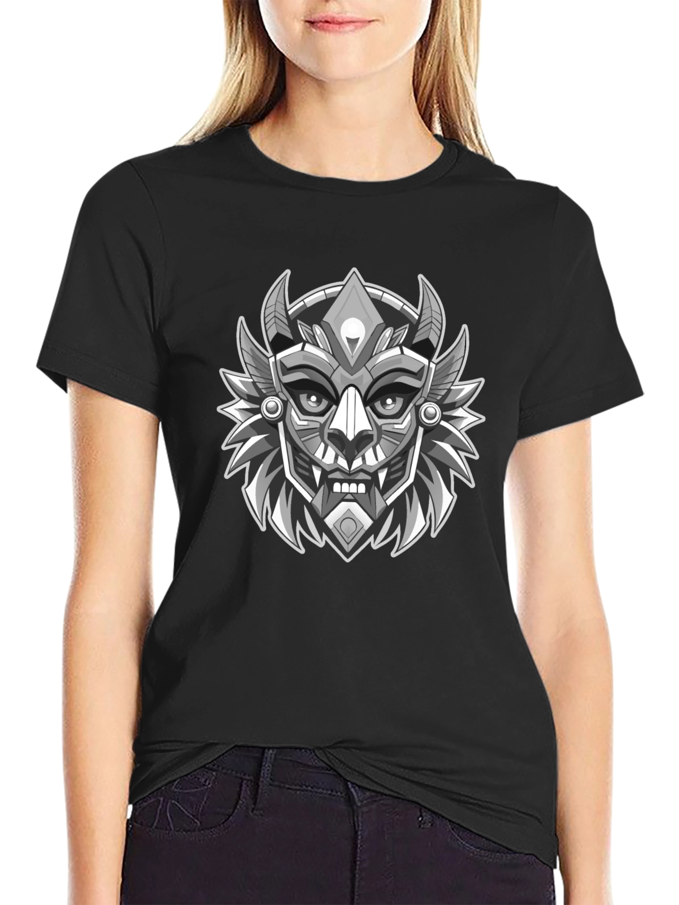Cyberpunk Samurai Graphic Tee - Unique Black T-Shirt