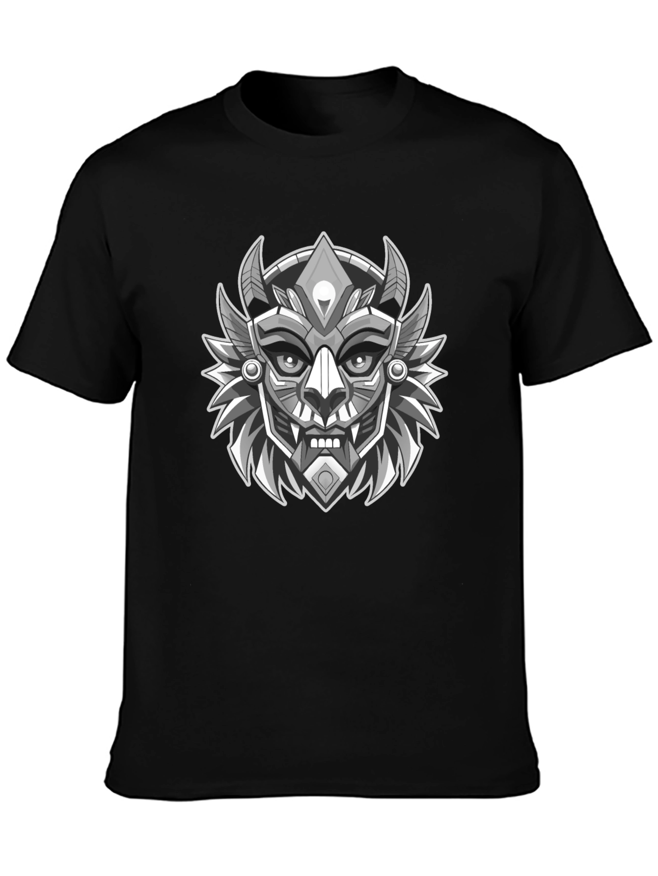 Cyberpunk Samurai Graphic Tee - Unique Black T-Shirt